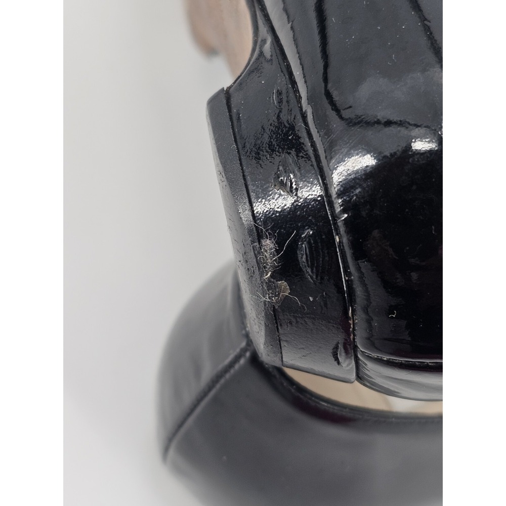 Jimmy Choo Black Patent Leather Pointed Toe Pump sz‎ 38 - Picture 12 of 15
